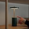 ASTERIA MOVE MINI Marbre vert Lampe à poser sans fil LED Marbre H25cm