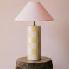 OMBRELLINA Jaune abat-jour Rose Lampe à poser Céramique/Coton H50cm