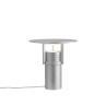 SET aluminium Lampe à poser LED Aluminium variateur intégré H38cm