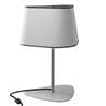 GRAND NUAGE blanc gris câble noir Lampe H62cm
