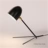 LAMPE COCOTTE noir satiné Lampe à poser Métal H34cm