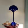 FLOWERPOT VP3 Bleu Cobalt Lampe de table Métal H50cm