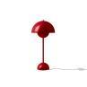 FLOWERPOT VP3 rouge vermillon Lampe de table Métal H50cm