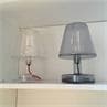 TRANSLOETJE Transparent Lampe à poser LED rechargeable H25cm