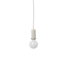 COLLECT gris perle Suspension Métal Basse H10,2cm