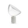 TACCIA blanc mat Lampe à poser LED Verre & Aluminium H48,5cm