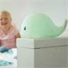 MOBY Blanc Lampe à poser/Veilleuse RGB LED Baleine L15cm