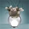 GIOVA GRAND rose pâle Lampe à poser/Vase Verre H59cm