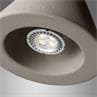 APLOMB gris Suspension Ciment ampoule LED Ø16,5cm