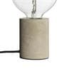 BRISTOL béton gris Lampe à poser H10cm