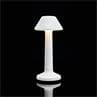 MOMENT Blanc Lampe baladeuse d'extérieur LED rechargeable Cône H22,7cm