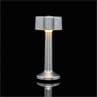 MOMENT Argenté Lampe baladeuse d'extérieur LED rechargeable Cylindre H22,7cm
