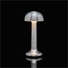 MOMENT Argenté Lampe baladeuse d'extérieur LED rechargeable Dôme H22,7cm
