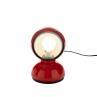 ECLISSE Rouge Lampe à poser pivotante H18cm