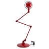 LOFT rouge brillant Lampe de lecture articulée Métal H120cm