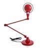 SIGNAL Rouge Lampe de bureau Acier H45cm