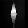 IN-EI Blanc Suspension LED Minomushi H195cm