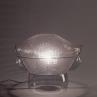 PATROCLO Transparent Lampe à poser Verre/Acier L50cm
